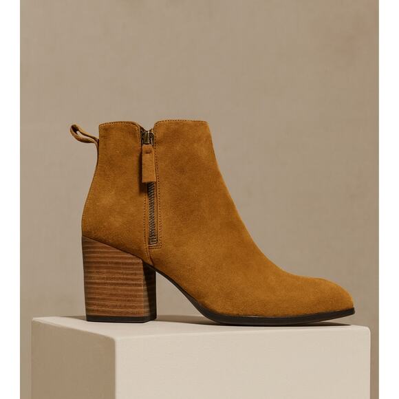 Blondo Suede Waterproof Bootie 10 Brown NEW - Picture 1 of 9